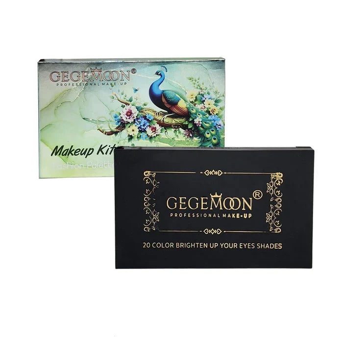 Gege moon 20 color Peacock Makeup Eyeshadow GM-912 - Buy Online in Pakistan at Cosmia.pk