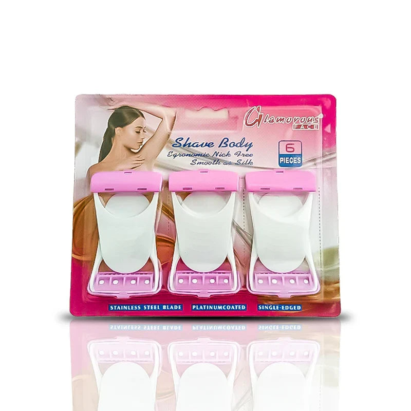 Glamorous Face 6 Pieces Shave Body Razor For Women - Buy Online in Pakistan at Cosmia.pk