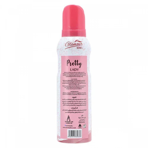 Glamour series Deodorant Pretty 200ml - Buy Online in Pakistan at Cosmia.pk