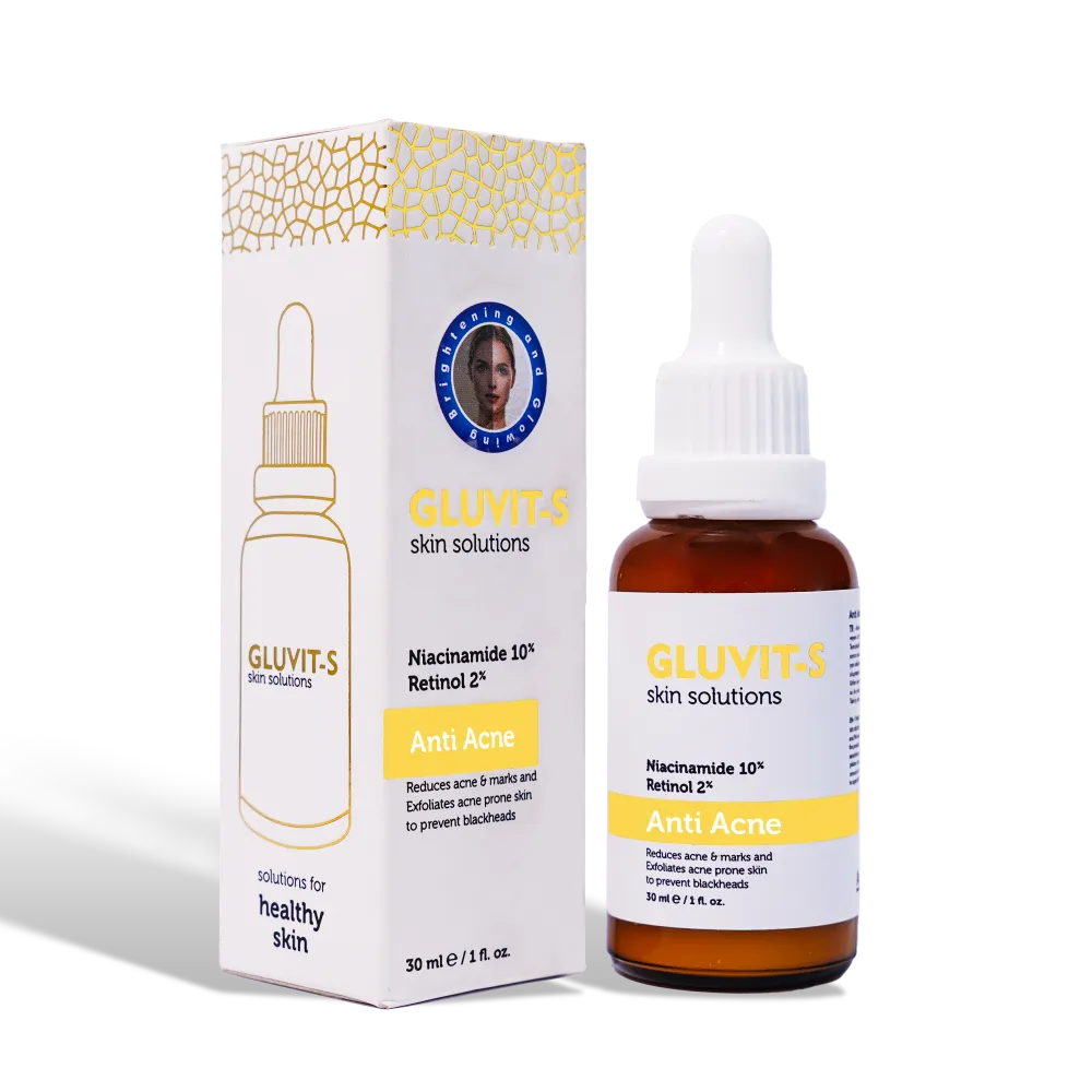 Asra derm Gluvit-S Anti Acne Serum 30ml - Buy Online in Pakistan at Cosmia.pk