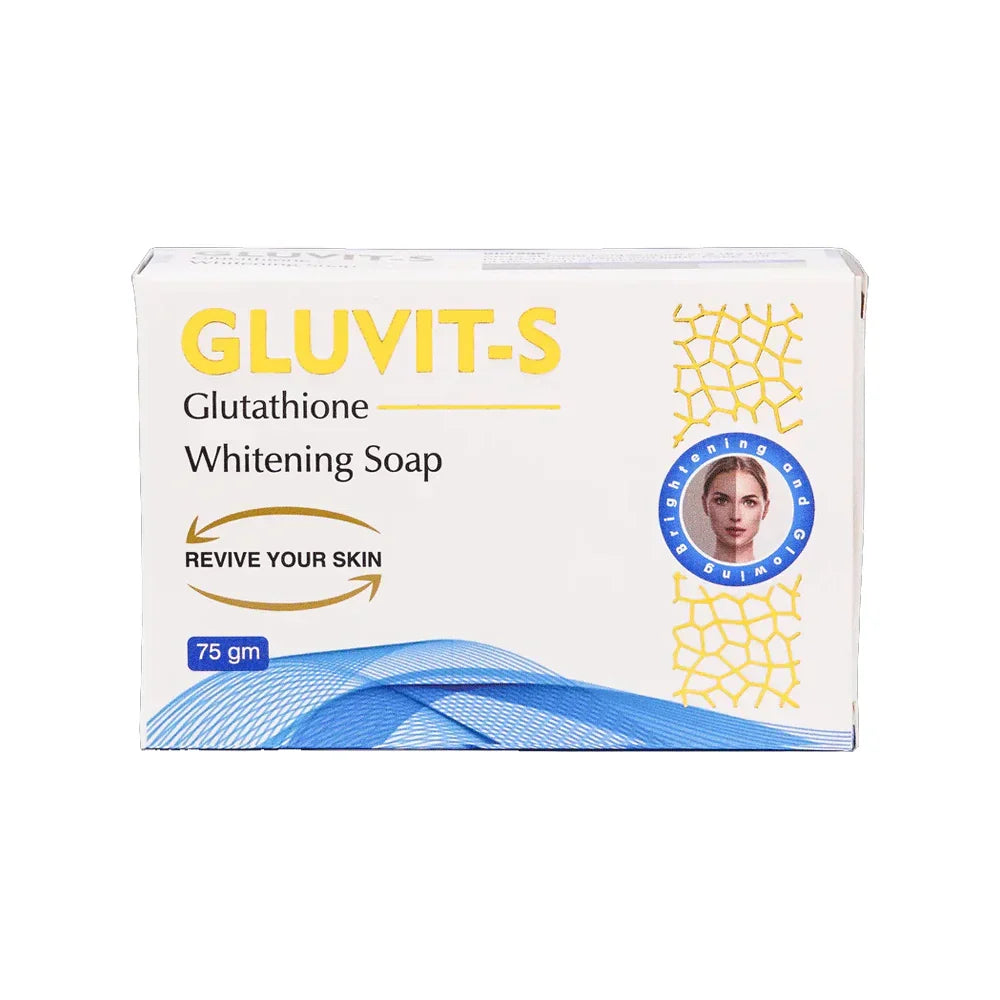 Asra derm Gluvit-S Whitening Soap 75g - Buy Online in Pakistan at Cosmia.pk