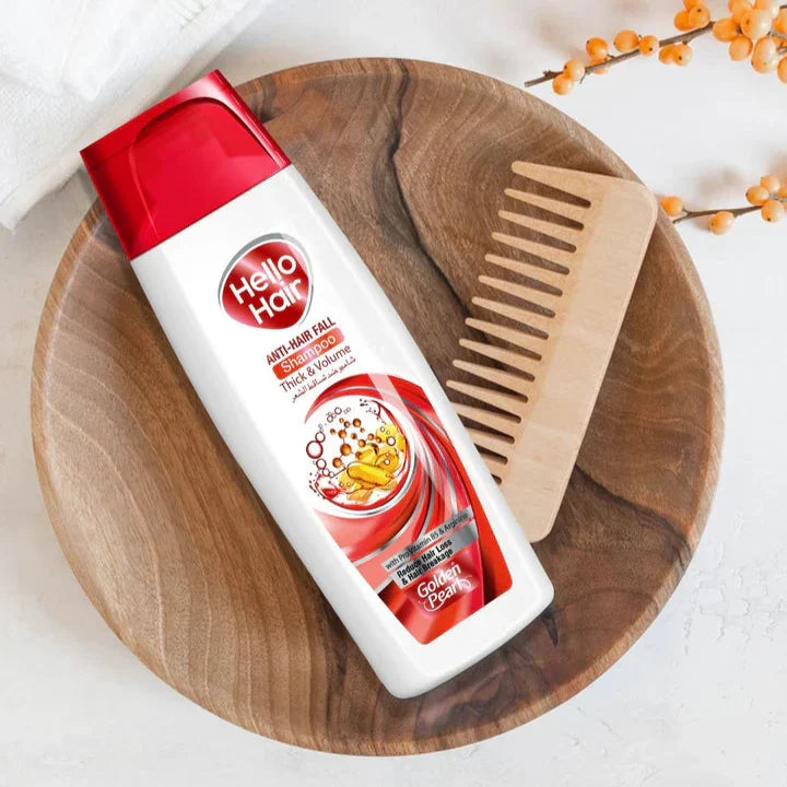 Golden Pearl Hello Hair - Anti Hair Fall Shampoo - Buy Online in Pakistan at Cosmia.pk