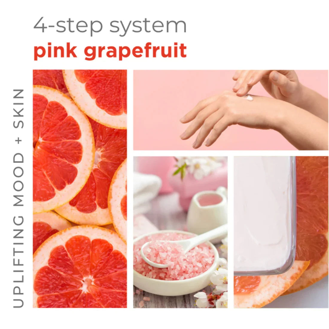 Be Care Love Pink Grapefruit Energizing Spa 4 Pcs Set - Buy Online in Pakistan at Cosmia.pk