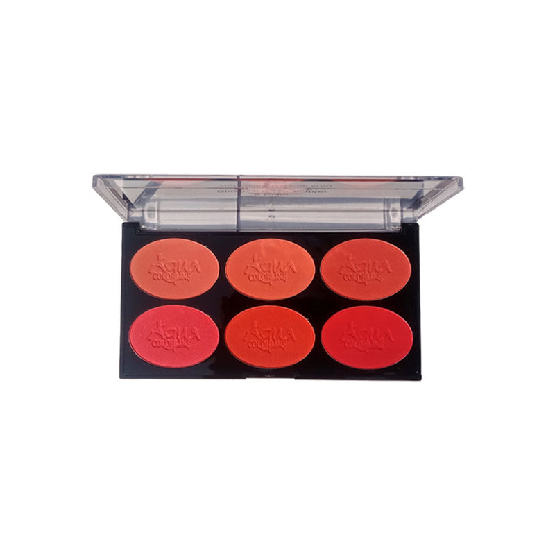 Aqua Color Line 6 Color Blush Palette - Buy Online in Pakistan at Cosmia.pk