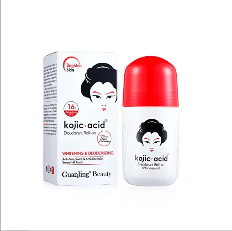 GuanJing Kojic Acid Deodorant Perfume Underarm Roll On - 50ml - Buy Online in Pakistan at Cosmia.pk