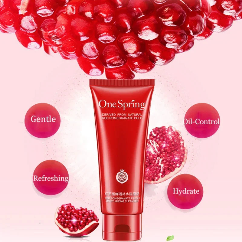 ONE SPRING Red Pomegranate Fresh Moisturizing Cleanser – 100g - Buy Online in Pakistan at Cosmia.pk