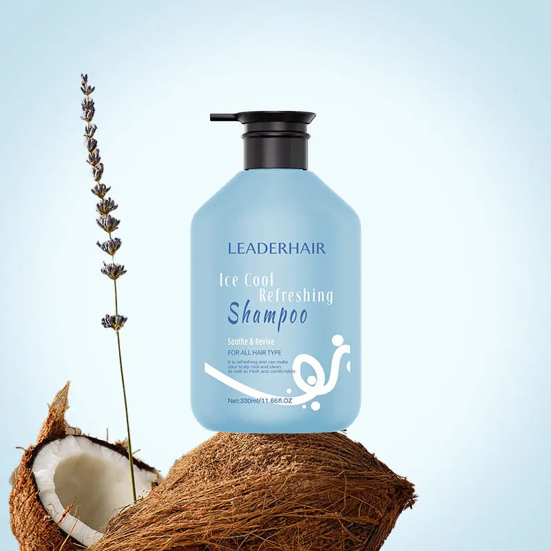 LEADERHAIR Refreshing Cool Care Shampoo - 330ml - Buy Online in Pakistan at Cosmia.pk