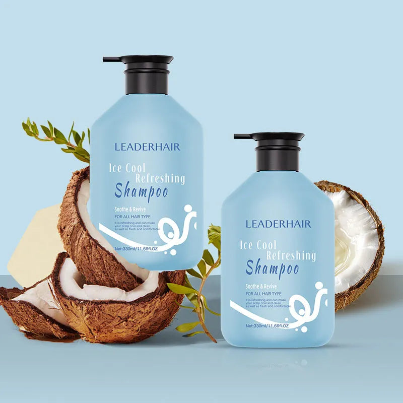 LEADERHAIR Refreshing Cool Care Shampoo - 330ml - Buy Online in Pakistan at Cosmia.pk