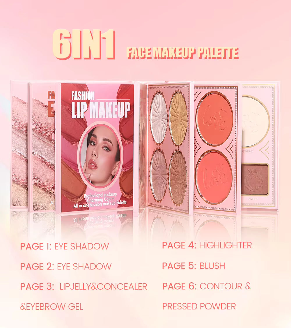 IGOODCO 6-in-1 professional makeup palette - Buy Online in Pakistan at Cosmia.pk