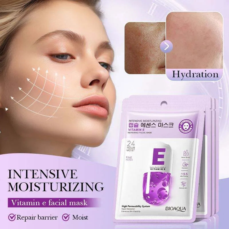 Bioaqua Vitamin E Repairing Facial Mask – Hydration & Skin Repair - Buy Online in Pakistan at Cosmia.pk