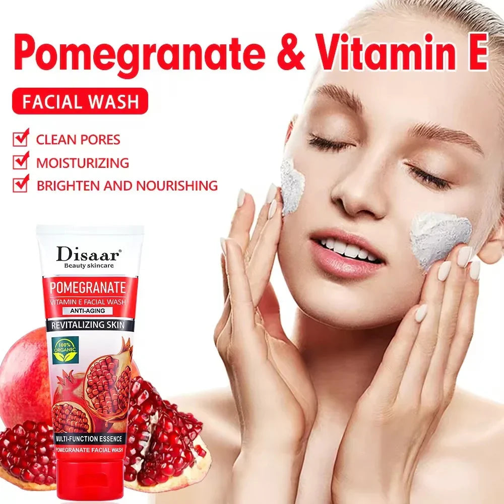 Disaar Pomegranate Vitamin E Deep Clean & Clear Face Wash - 100g - Buy Online in Pakistan at Cosmia.pk