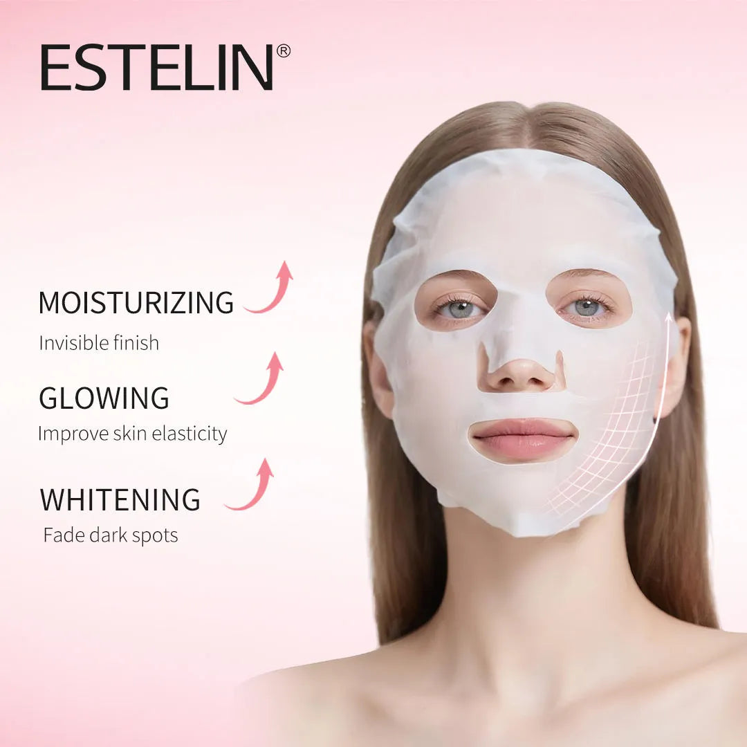 Estelin Niacinamide Fade Spots & Whitening Sheet Mask - 25g - Buy Online in Pakistan at Cosmia.pk