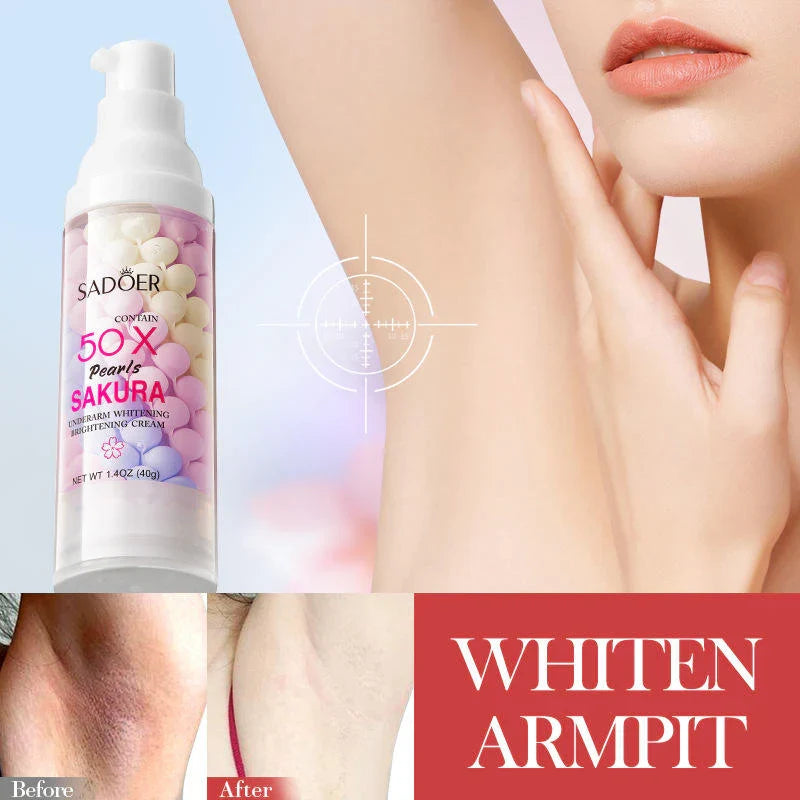 SADOER Sakura Pearls Private Parts Underarm Whitening Moisturize - 40g - Buy Online in Pakistan at Cosmia.pk