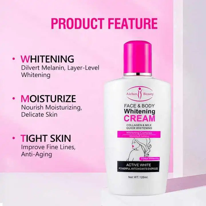 AICHUN BEAUTY Face &Body Whitening Cream - 120ml - Buy Online in Pakistan at Cosmia.pk