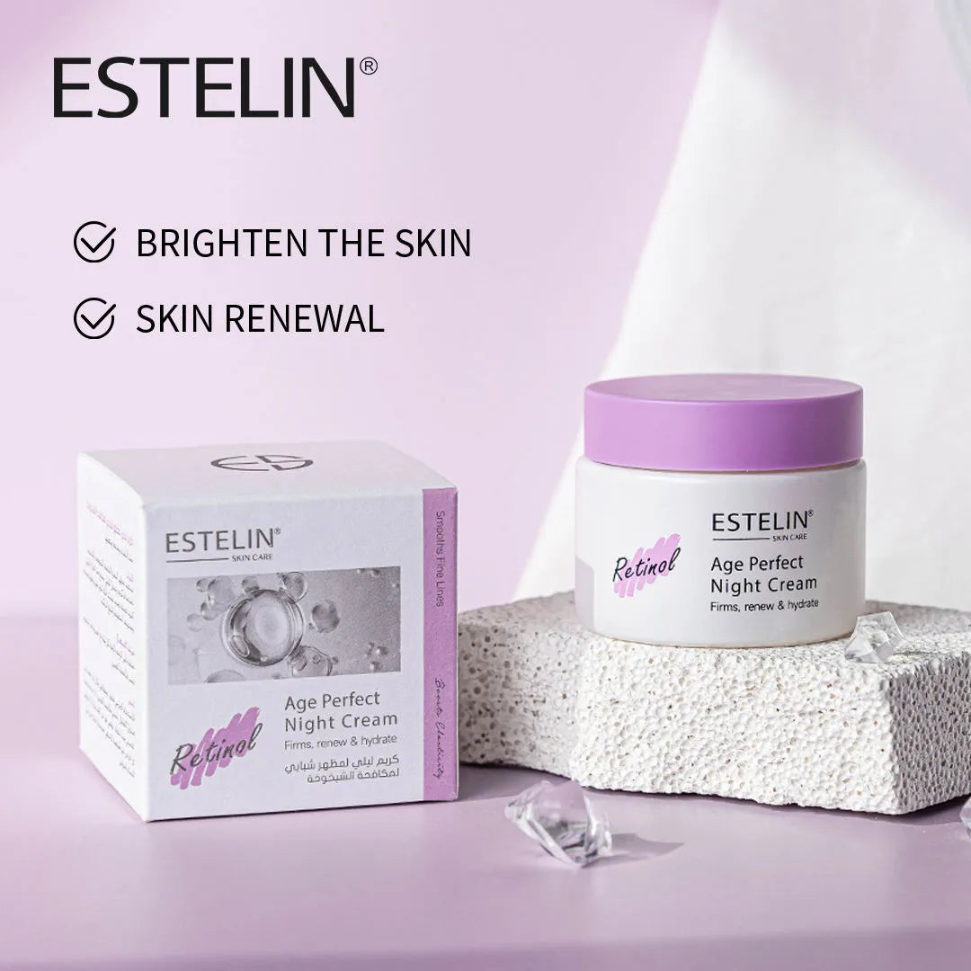 ESTELIN Retinol Age Perfect Night Cream for Face - 50ml - Buy Online in Pakistan at Cosmia.pk
