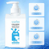 SADOER Ceramide Milk Moisturizing Lightening Face And Whitening Body Lotion - 500ml - Buy Online in Pakistan at Cosmia.pk