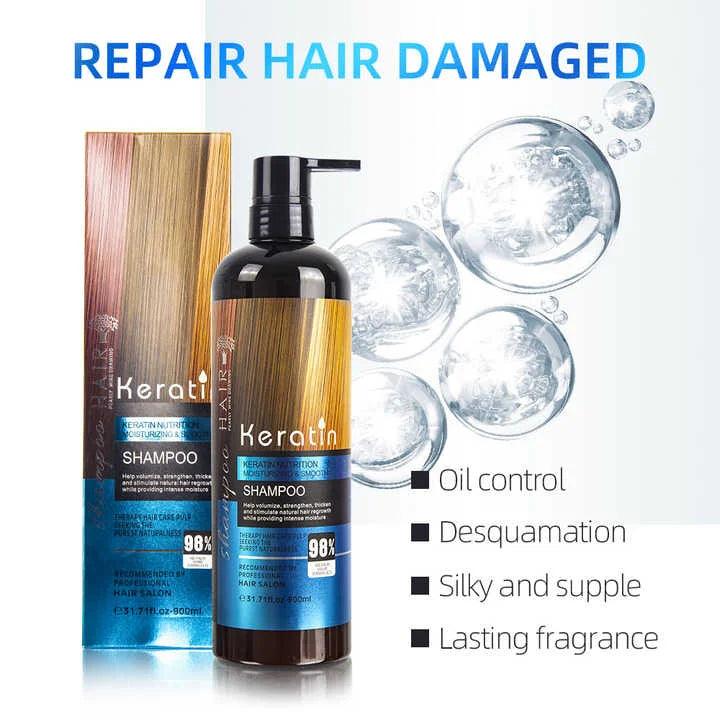 Keratin Moisturizing & Smooth Shampoo and Conditioner - Buy Online in Pakistan at Cosmia.pk