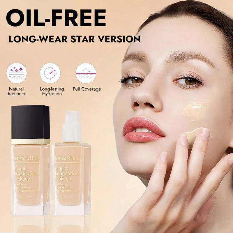 Miss Rose Liquid Makeup Foundation - 30ml - Buy Online in Pakistan at Cosmia.pk