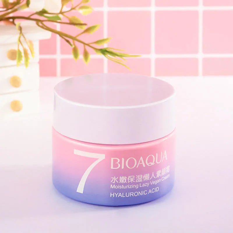Bioaqua 7 Hyaluronic Acid Moisturizing Lazy Vegan Cream - 50ml - Buy Online in Pakistan at Cosmia.pk
