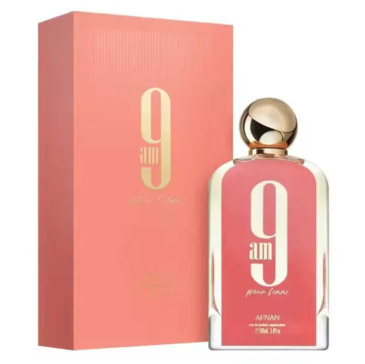 Afnan 9 AM Pour Femme Eau de Parfum (3.4 oz / 100ml) - Buy Online in Pakistan at Cosmia.pk