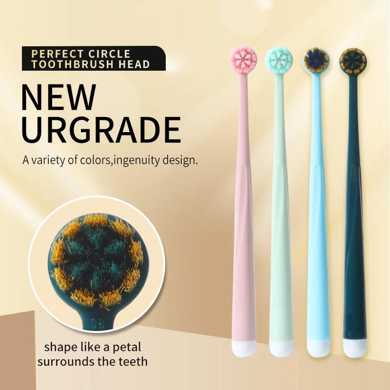 Plastic Plain Stellar Round Head Toothbrush - Each - Buy Online in Pakistan at Cosmia.pk
