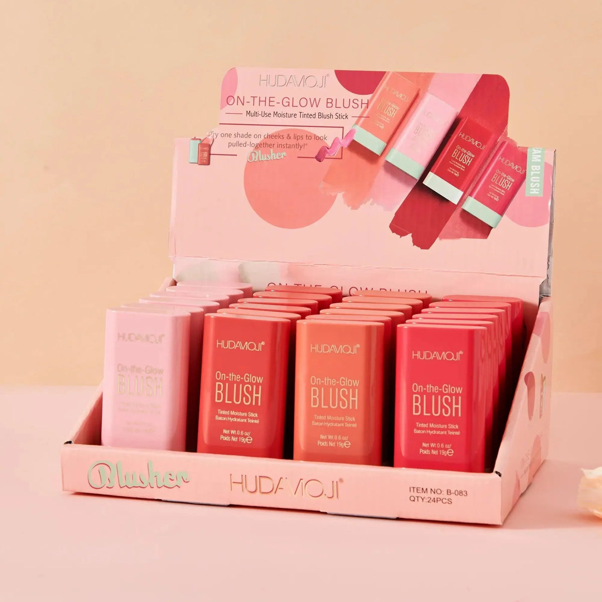 Hudamoji On the Glow Makeup Blush Stick - Buy Online in Pakistan at Cosmia.pk