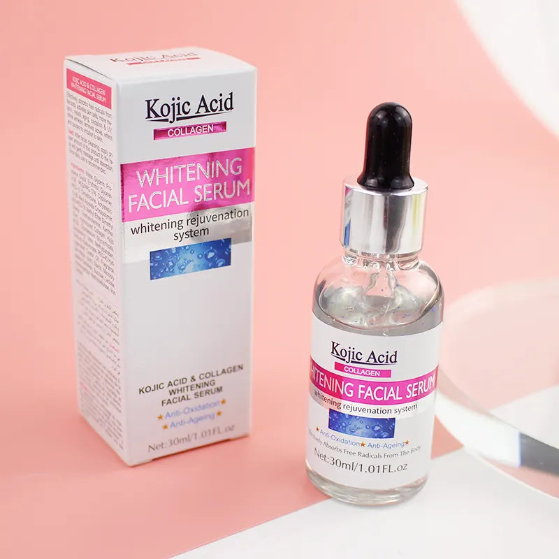 Guanjing Kojic Acid & Collagen Whitening Serum – Brighten, Hydrate & Restore Glow - 30ml - Buy Online in Pakistan at Cosmia.pk