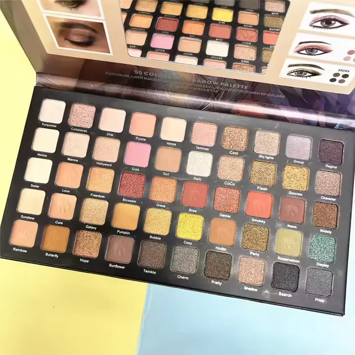 IGOODCO Wild Girl Fashion & Beauty Eyeshadow Palette – 50 Color Eyeshadow Palette - Buy Online in Pakistan at Cosmia.pk