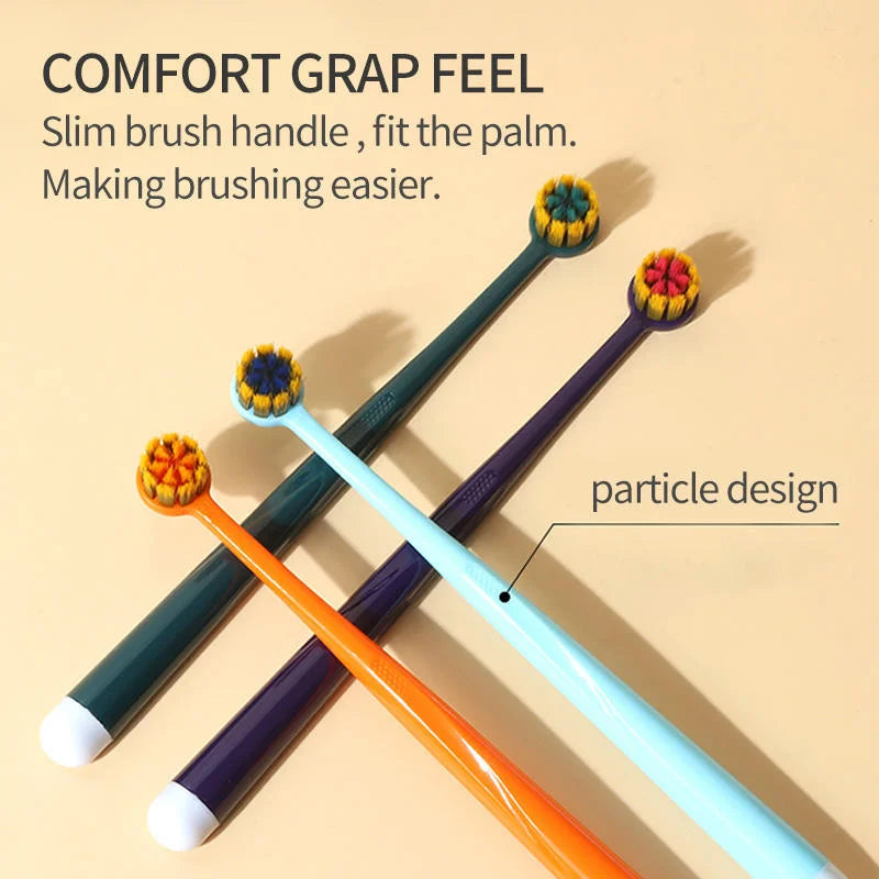 Plastic Plain Stellar Round Head Toothbrush - Each - Buy Online in Pakistan at Cosmia.pk