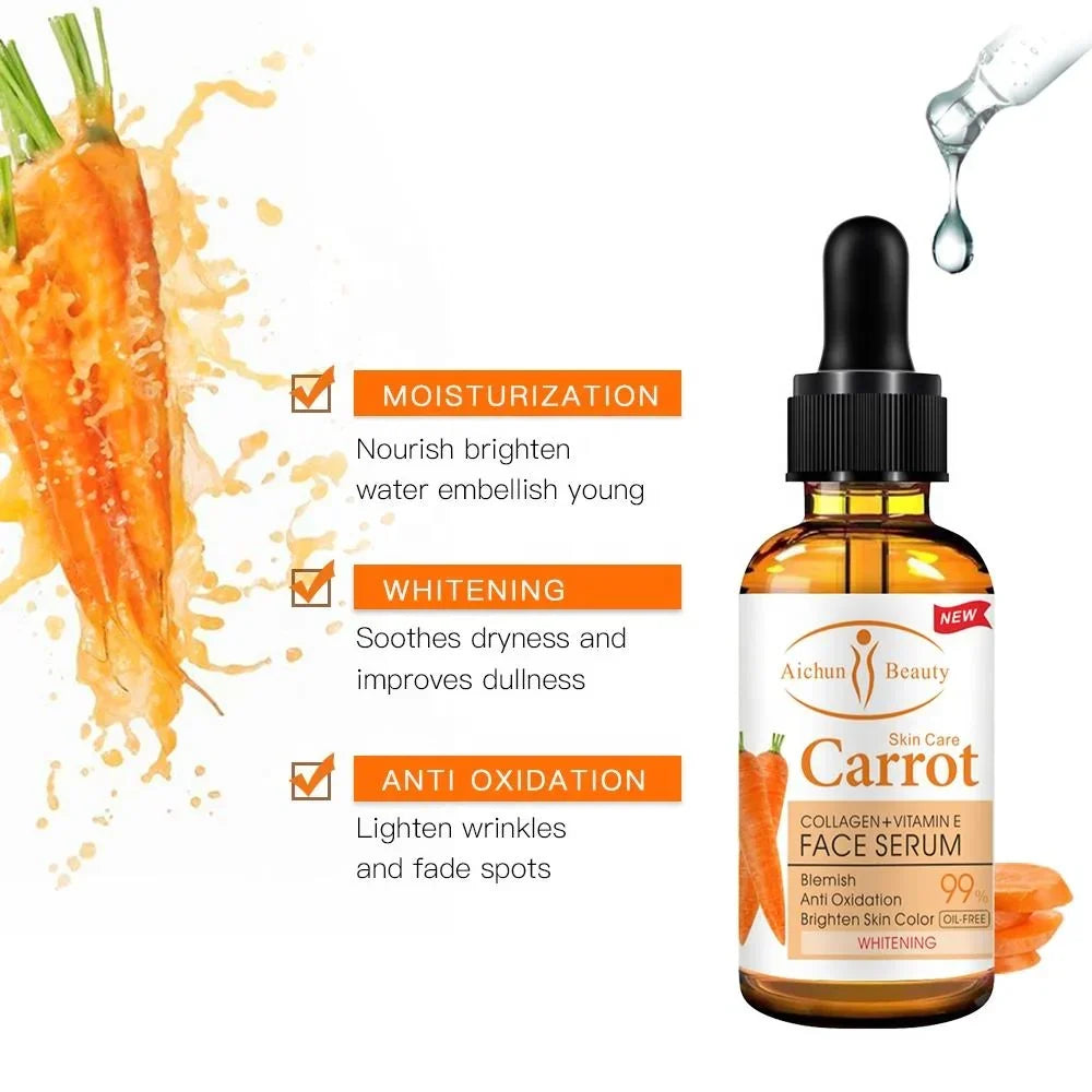 Aichun Beauty Serum Carrot & Vitamin E Collagen Face Serum - 30ml - Buy Online in Pakistan at Cosmia.pk