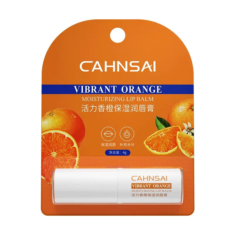 CAHNSAI Vibrant Orange Moisturizing Lip Balm - 4g - Buy Online in Pakistan at Cosmia.pk