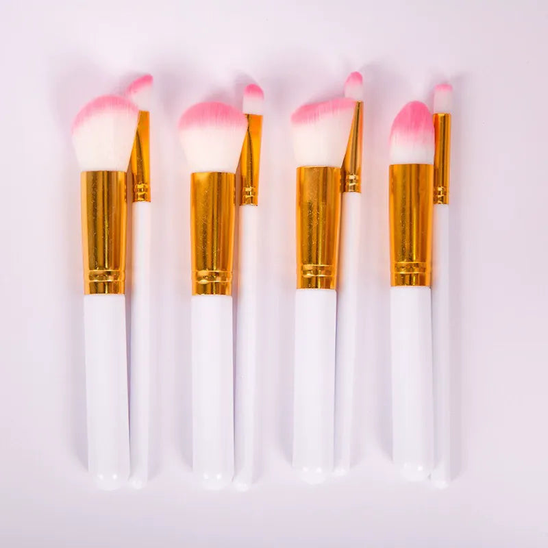 10Pcs Makeup Brush Set Soft Nylon Hair Vegan - Buy Online in Pakistan at Cosmia.pk