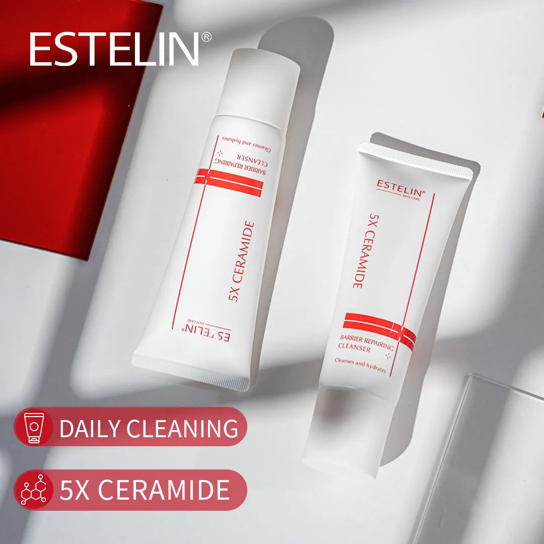 ESTELIN 5X Ceramide Barrier Repairing Cleanser - 120g - Buy Online in Pakistan at Cosmia.pk