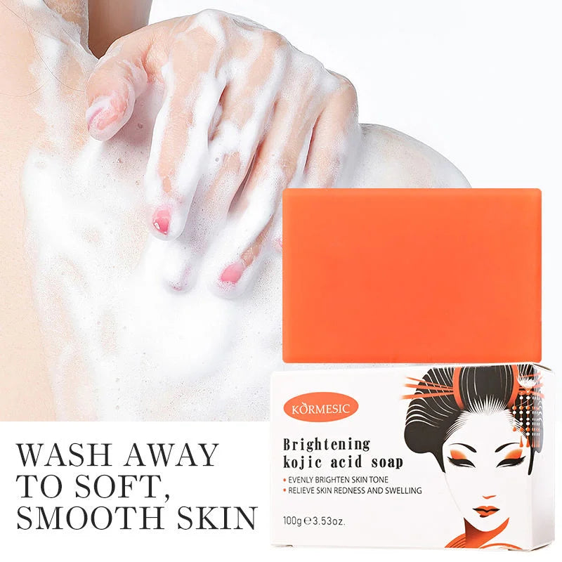 Kormesic Brightening Kojic Acid Soap - 100g - Buy Online in Pakistan at Cosmia.pk