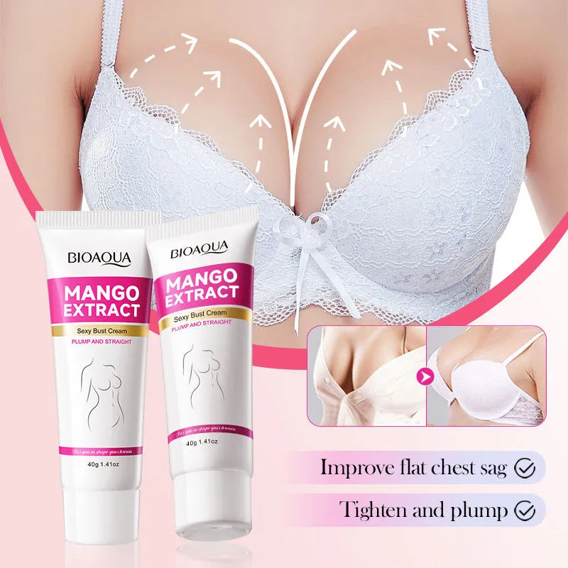 Bioaqua Natural Breast Increasing Instant Tightening Firming Massage Upsize Chest Cream - 40g - Buy Online in Pakistan at Cosmia.pk