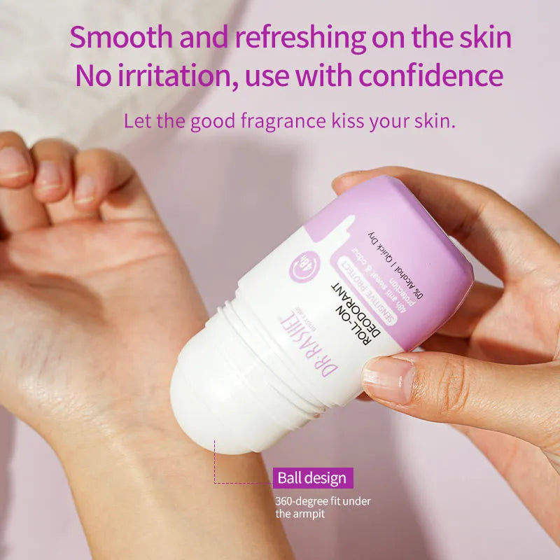 Dr. Rashel Vegan With Lavender Rose Coconut Scents Roll-On Deodorant 48H Protection - 50ml - Buy Online in Pakistan at Cosmia.pk