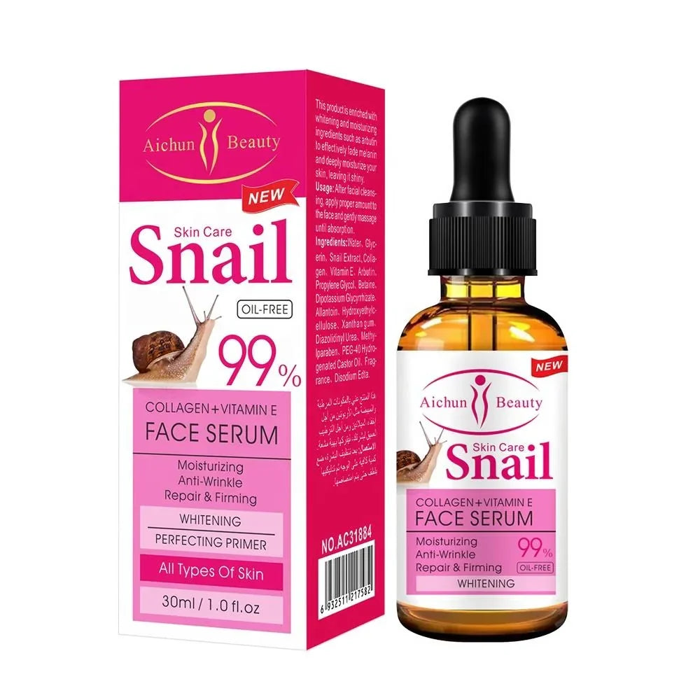 Aichun Beauty Snail Anti Aging Anti Wrinkle Collagen Whitening Facial - Buy Online in Pakistan at Cosmia.pk