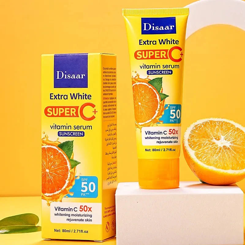 Disaar Natural Glow Sunblock Anti- UVA/UVB Sun Screen Cream SPF 50 - Buy Online in Pakistan at Cosmia.pk