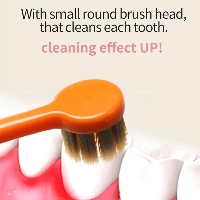 Plastic Plain Stellar Round Head Toothbrush - Each - Buy Online in Pakistan at Cosmia.pk