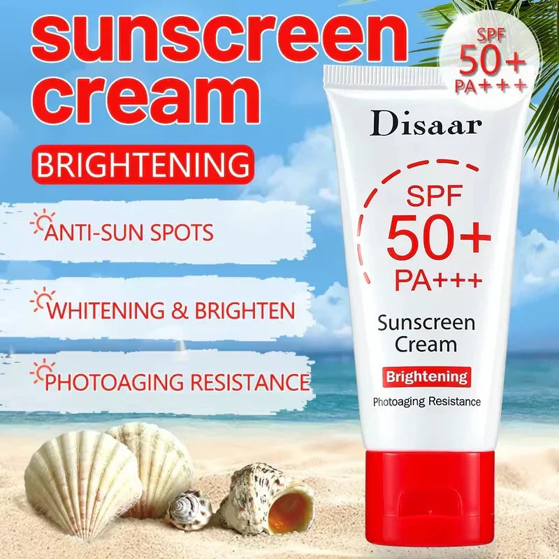 Disaar Retinol And Lemon Extract Sunscreen Cream SPF50+ PA+++ - 50g - Buy Online in Pakistan at Cosmia.pk
