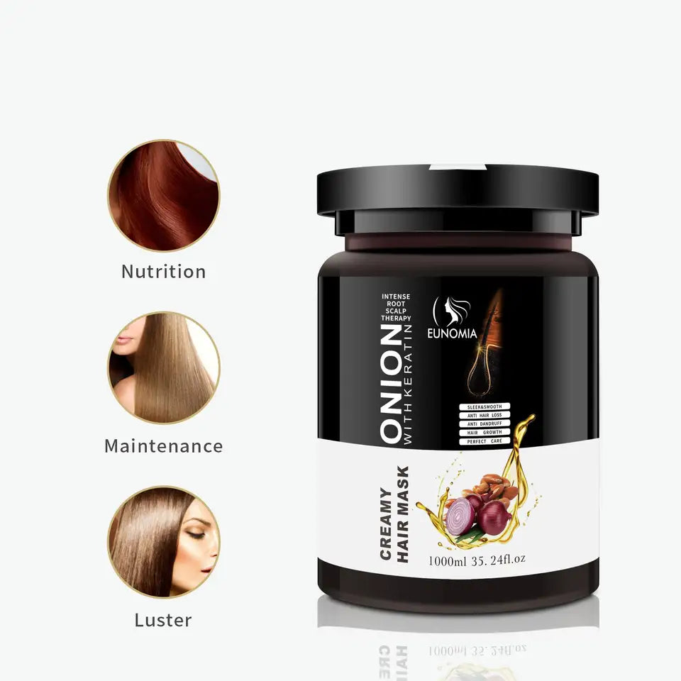 Eunomia Onion Creamy Hair Mask – 1000ml - Buy Online in Pakistan at Cosmia.pk