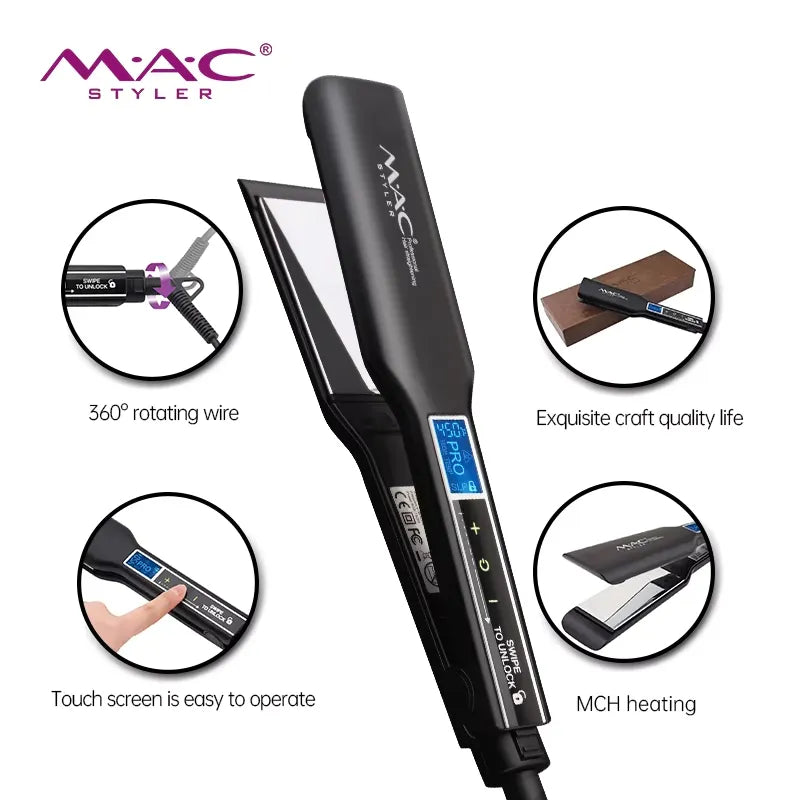 Mac Styler Digital Touch Screen 450f High Temperature Hair - Buy Online in Pakistan at Cosmia.pk
