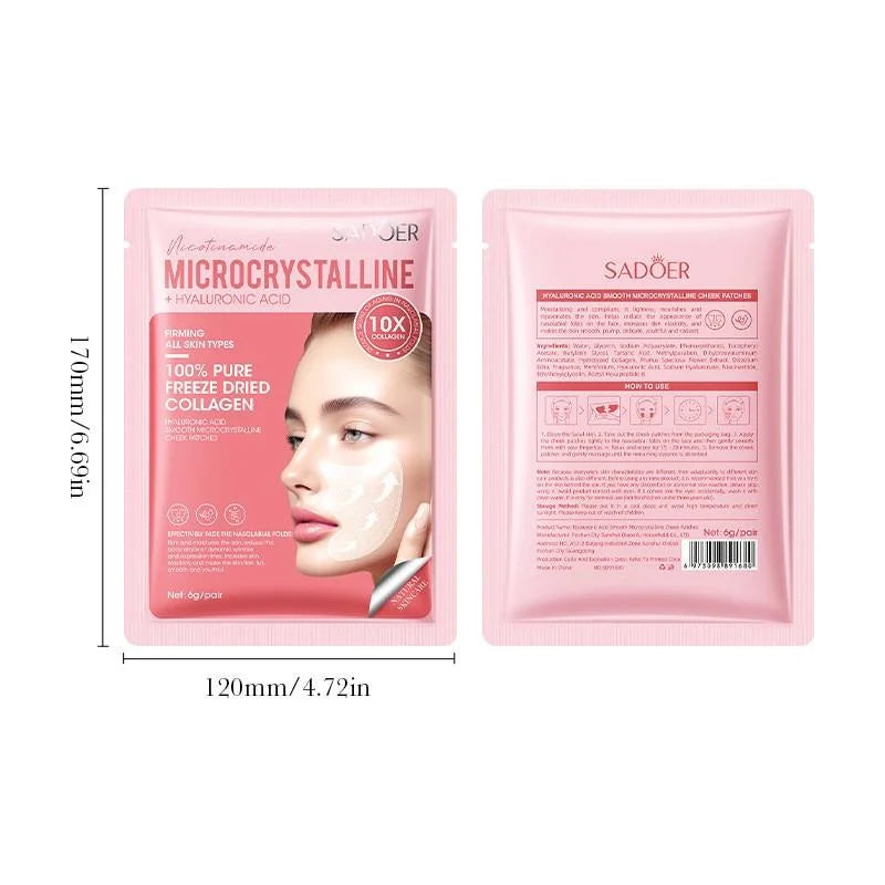 SADOER Hyaluronic Acid Smooth Microcrystalline Cheek Smile Line - Buy Online in Pakistan at Cosmia.pk