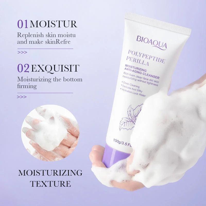 Bioaqua 6 in 1 Polypeptide Perilla Anti Aging Skin Care Set - Buy Online in Pakistan at Cosmia.pk