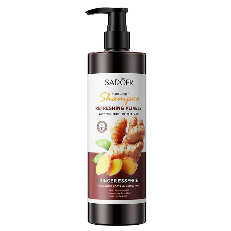 Sadoer Plant Ginger Refreshing Pliable Shampoo - 500ml - Buy Online in Pakistan at Cosmia.pk