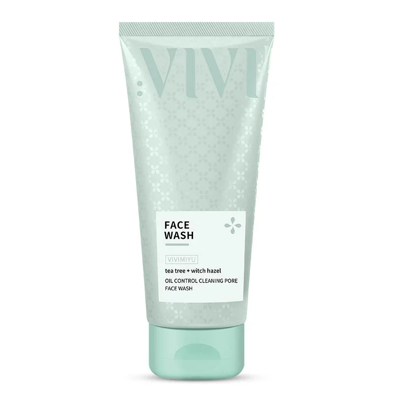 Vivimiyu Tea tree + Witch hazel Facial Cleanser - 180g - Buy Online in Pakistan at Cosmia.pk