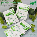 Oyax Refreshing Moisturizing Aloe Vera Sheet Mask - 10 PCS - Buy Online in Pakistan at Cosmia.pk