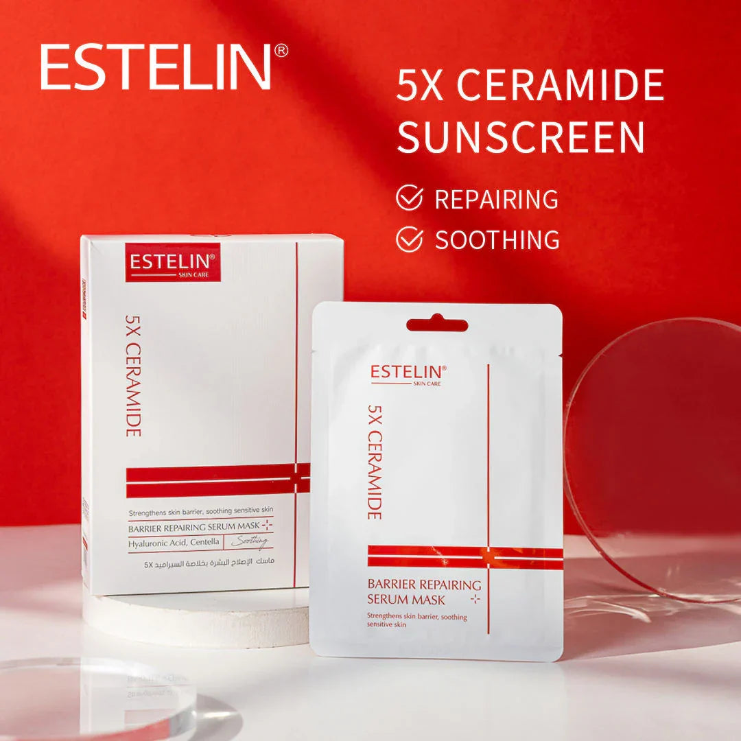 ESTELIN Skin Care 5X Ceramide Barrier Repair Serum Sheet Mask - Buy Online in Pakistan at Cosmia.pk
