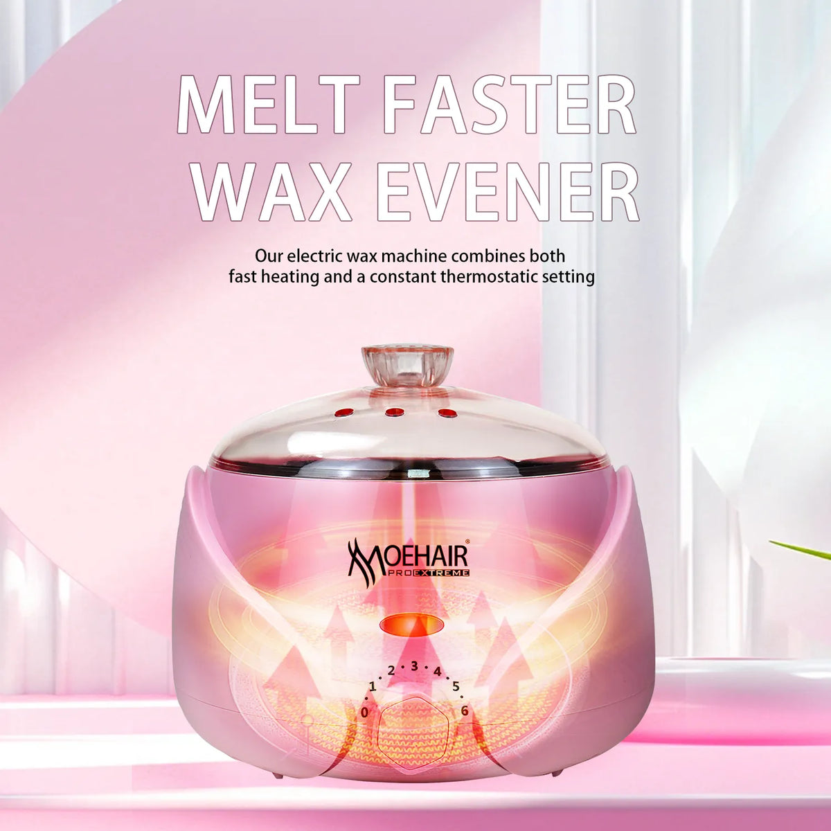 MoeHair Pro Extreme Non-Stick Epilator Wax Heater Machine - Buy Online in Pakistan at Cosmia.pk