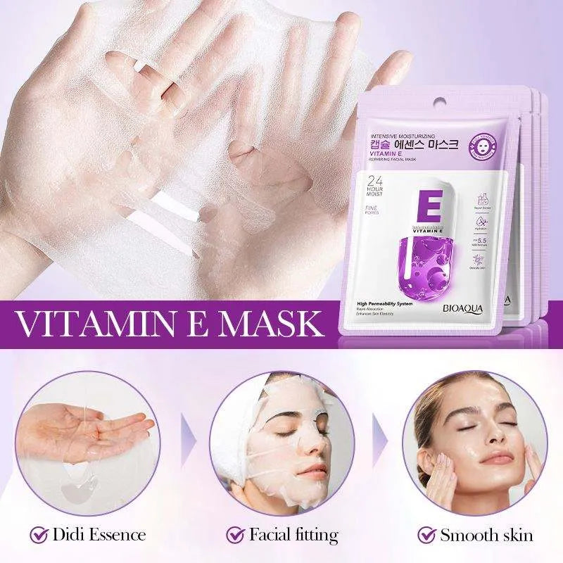 Bioaqua Vitamin E Repairing Facial Mask – Hydration & Skin Repair - Buy Online in Pakistan at Cosmia.pk